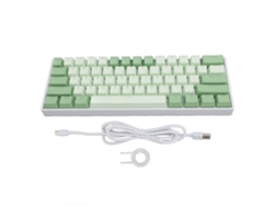 Teclado Mecánico De 61 Teclas Con Una Tasa De Refresco De Pantalla Táctil Del 60 %, 3 Modos, Retroiluminación Rgb Y Conectividad Inalámbrica De 2,4 G Para Harmony Os, Android E Ios.