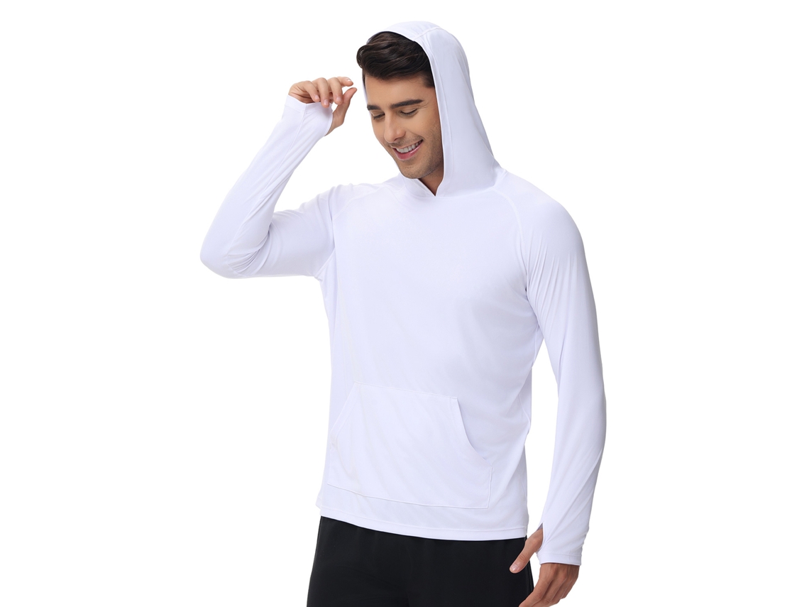 Camiseta De Manga Larga De Secado Rápido Con Protección Solar Para Hombre, Ideal Para Actividades Al Aire Libre, Talla 4xl