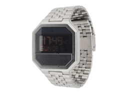Reloj Electrónico Digital Para Hombre, Acero Inoxidable, Led, Multifuncional, Doble Huso Horario, Plateado.