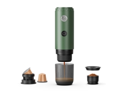 Cafetera Expreso Eléctrica Portátil, 2 En 1 Para Café Molido Y Cápsulas Ns (verde) Eifson