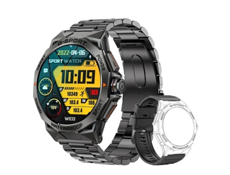 Reloj inteligente con llamada Bluetooth para hombre, GPS, deportivo, Fitness, IP68, resistente al agua, reloj inteligente de acero para Android IOS...