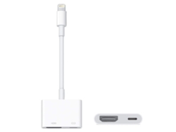 Adaptador Lightning a HDTV Cable de video para teléfono celular con la misma pantalla Cable adecuado para Apple para HDTV Siurn