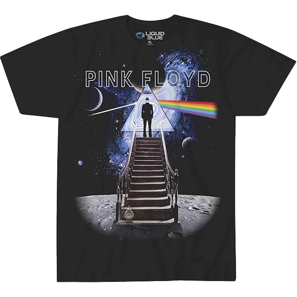 Pink Floyd Stairway To The Moon T-shirt Unisex Rockinstone Size:l