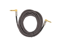 Cable para guitarra eléctrica de 6 m y 6,35 mm con conector macho chapado en oro, doble aislamiento y cable de cobre libre de oxígeno.