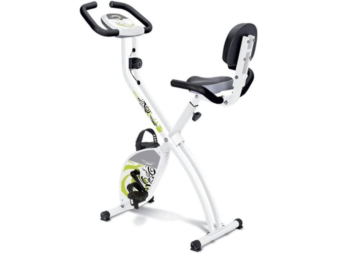 Bicicleta Estática BH FITNESS YF91 (Blanco - 117x39x68cm - Volante: 8 kg - Hasta: 90 kg)