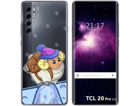 Carcasa TCL 20 Pro 5G TUMUNDOSMARTPHONE Cabra Multicolor