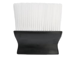 Pincel De Limpeza De Pescoço Profissional Para Barbearia Com Cabeça Em Nylon E Base Vertical