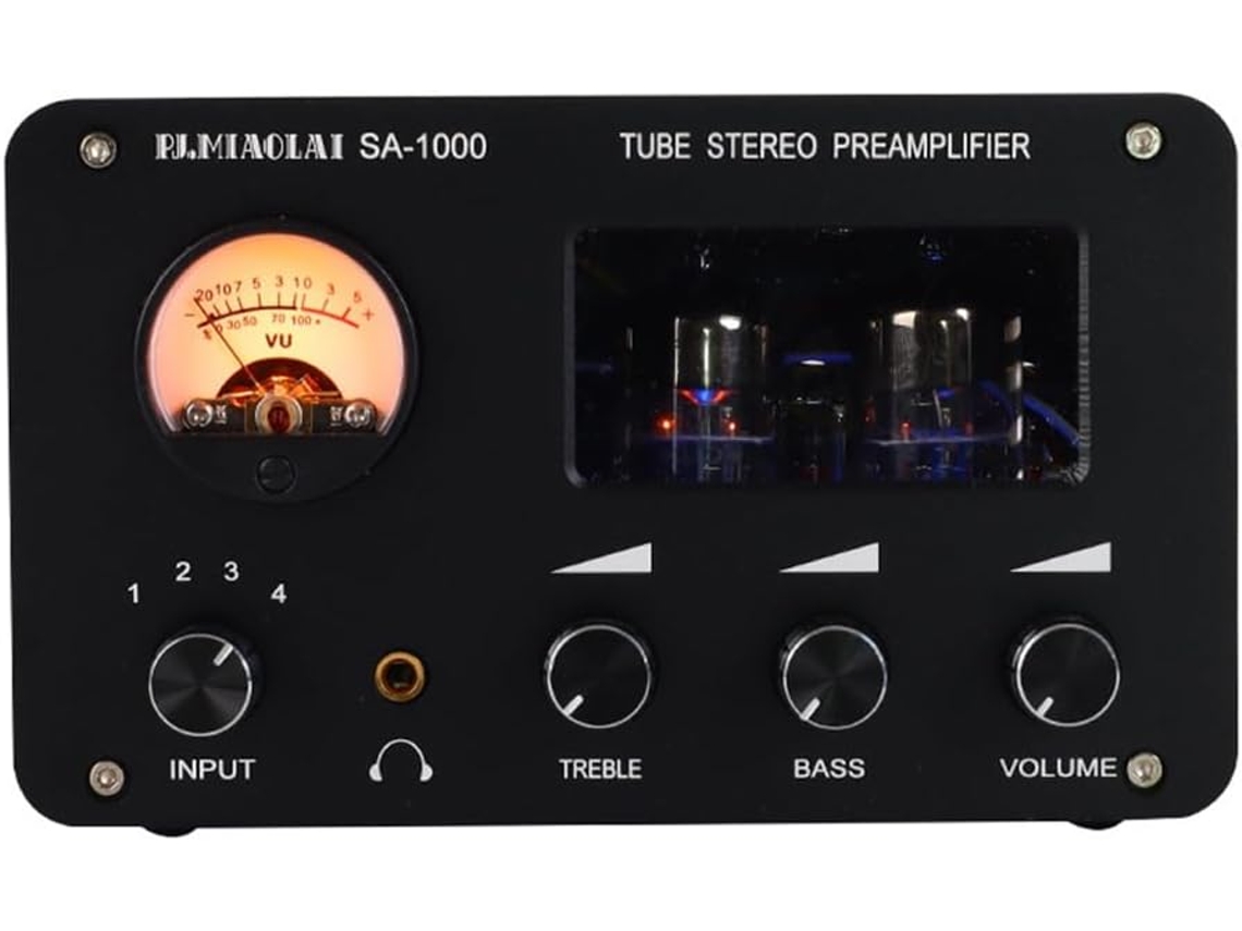Sa-1000 Preamplificador De Válvulas Para Audiófilos, Amplificador De Audio Hifi, Interruptor, Negro, Enchufe Europeo
