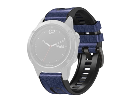 Correa de Silicona liberación rápida 26mm para Garmin Fenix 7X - azul oscuro