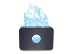 Bj-difusor De Aroma De Llama Portátil Humidificador Com Luz Noturna Para Lar E Escritório