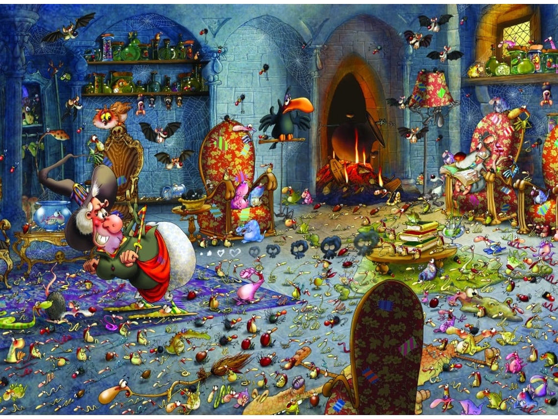 Rompecabezas de brujas de François Ruyer, 2000 piezas, para adultos