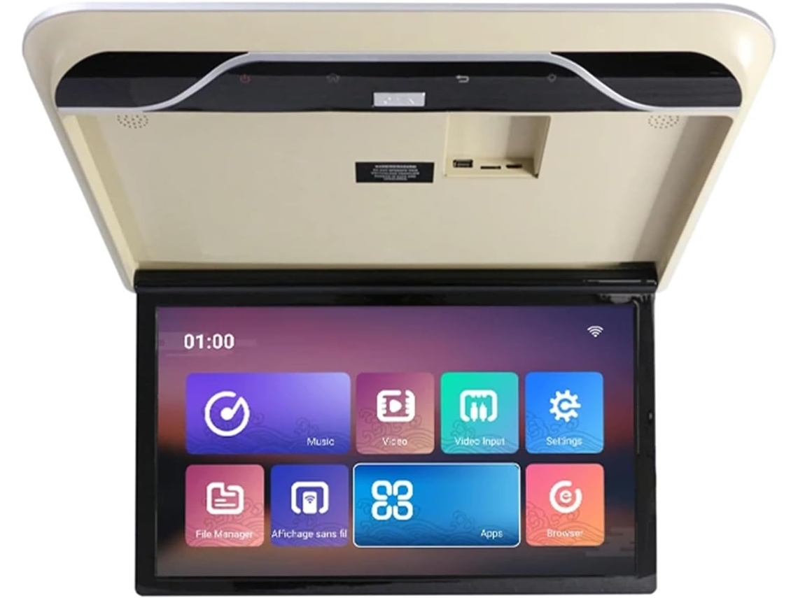 Reproductor De Vídeo Para Coche Con Pantalla Táctil Tft Lcd Para Montaje En Techo.