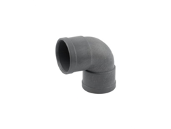 Codo de PVC Hh 87º 40mm, Ibide