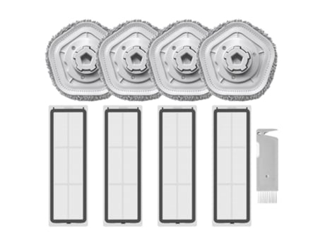 Almofadas de esfregão com filtro hepa para xiaomi dreame bot w10 w10 pro