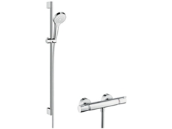 Sistema de ducha HANSGROHE Croma Select S Cromo y blanco