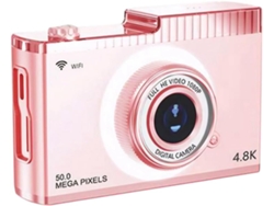 Cámara Digital 4k Fhd De 50 Mp Con Enfoque Automático, Pantalla Ips De 2,4 Pulgadas, Wifi Compacto