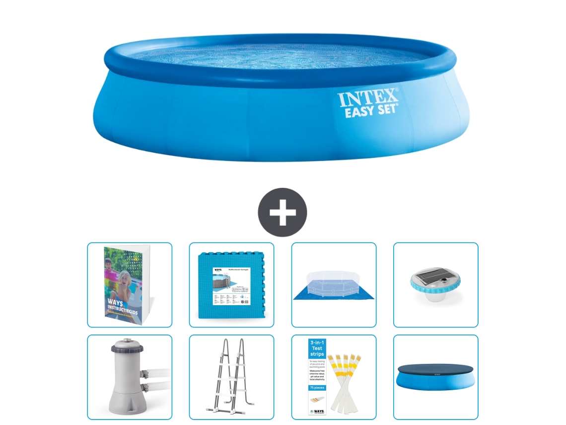 Intex Piscina Easy Set Redonda - 457x107 Cm - 9-peças S674