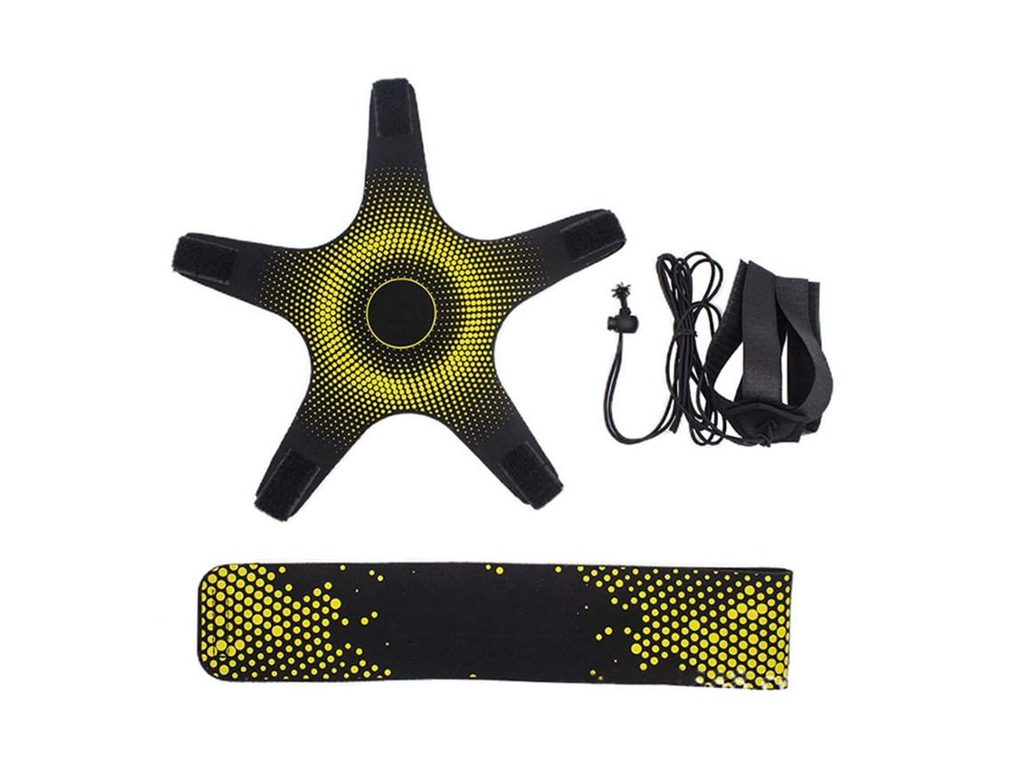 Cinturón de fútbol para estudiantes de primaria y secundaria (amarillo, 2.º grado, 5 garras)