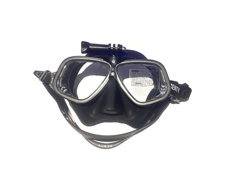 Máscara metálica extraíble de superlujo DENTY SPEARFISHING Gopro