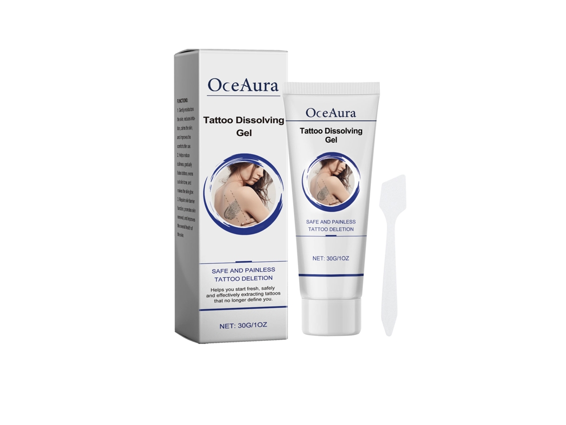 Gel eficaz para una eliminación de tatuajes fácil y rápida.