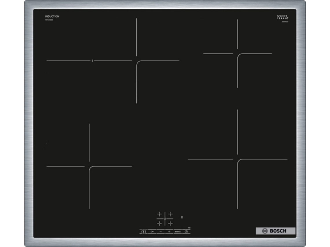 Serie 4 PIF64RBB5E hobs Negro Integrado 60 cm Con placa de inducción 4 zona(s) BOSCH