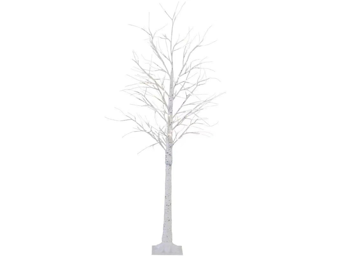 Ramas de abedul artificiales con iluminación LED blanca, 61 unidades, para decoración navideña, bodas, fiestas, interiores y exteriores, enchufables. Truyuety