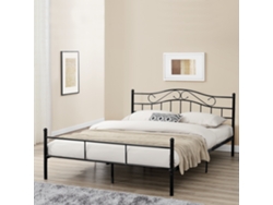Cama [ES.CASA] (Metal - Negro - 160x200 cm)