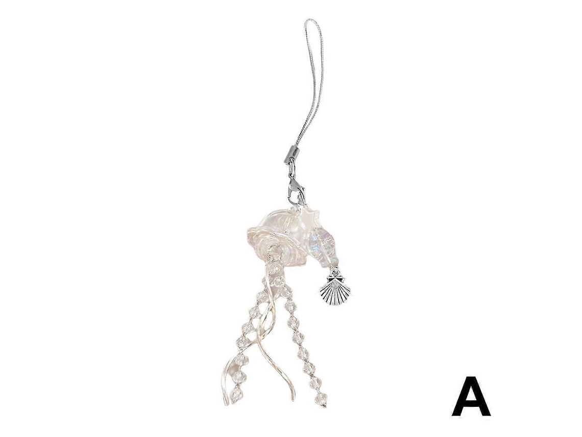Llavero de medusa con dije para celular, accesorios para bolso, joyería y decoración Rosewell