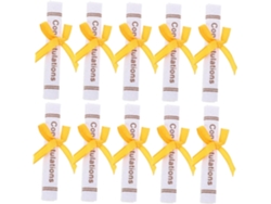 Juego de 25 piezas para decoración de graduación, adornos de tela, no son mini certificados, recuerdos para fiestas.