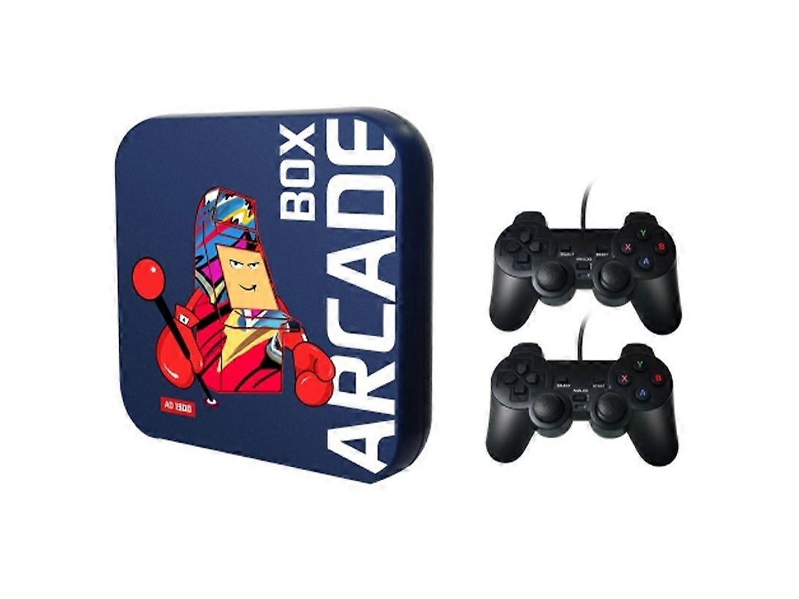 Consola Retro Arcade Box 3d Con Doble Cable, 64 Gb, 33 000 Juegos Integrados