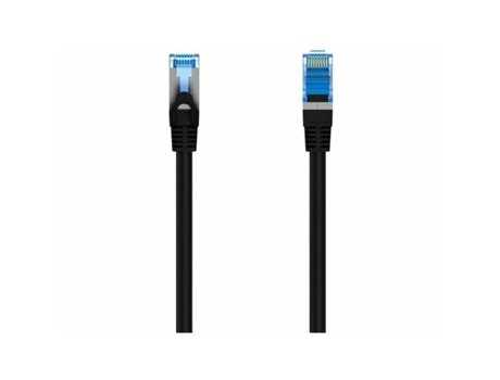 Cable de Rede HAMA TECHNICS Ftp Categoria 6 S/Ftp 1,5m Negro