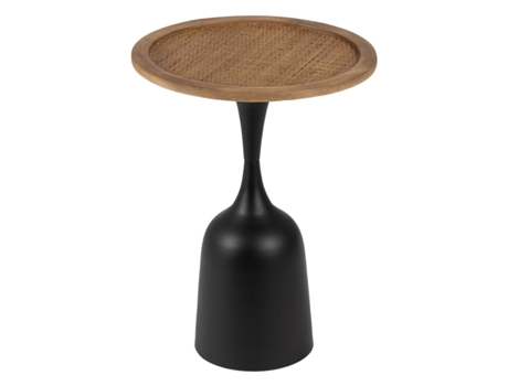 Mesa auxiliar Negro Dorado Hierro 40 x 40 x 52 cm