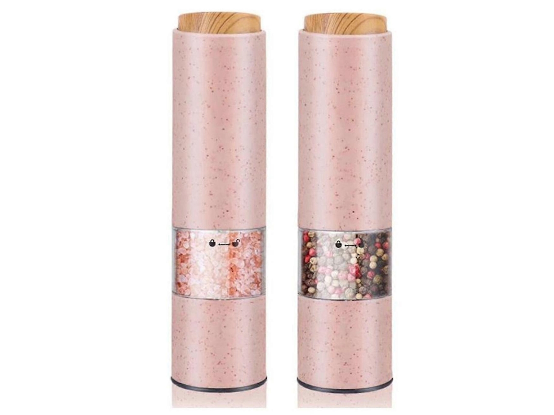 Molinillo eléctrico de sal y pimienta, de cerámica, para hierbas, pimienta y especias, ajustable para uso en la cocina. Rosewell