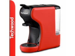 Máquina de Café 1450W Cápsulas Nespresso/Dolce Gusto TECHWOOD