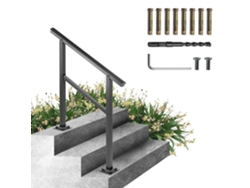 Pasamanos de seguridad ajustable Tekmaquinas para 2 y 3 escalones en aluminio