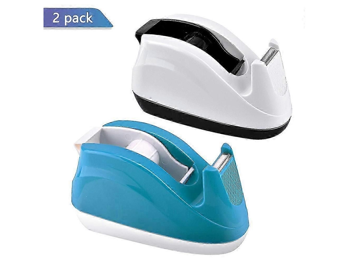 Dispensador de cinta reforzado para uso de mesa, con núcleo de 1 pulgada, mágico o invisible, 1/2 3/4, antigoteo GOKOCO