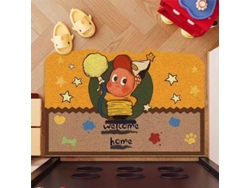 Alfombrilla Antideslizante De 40x60 Cm, Con Un Original Diseño "bienvenido A Casa", Gran Capacidad Absorción Agua Y Fácil Limpiar, Ide...