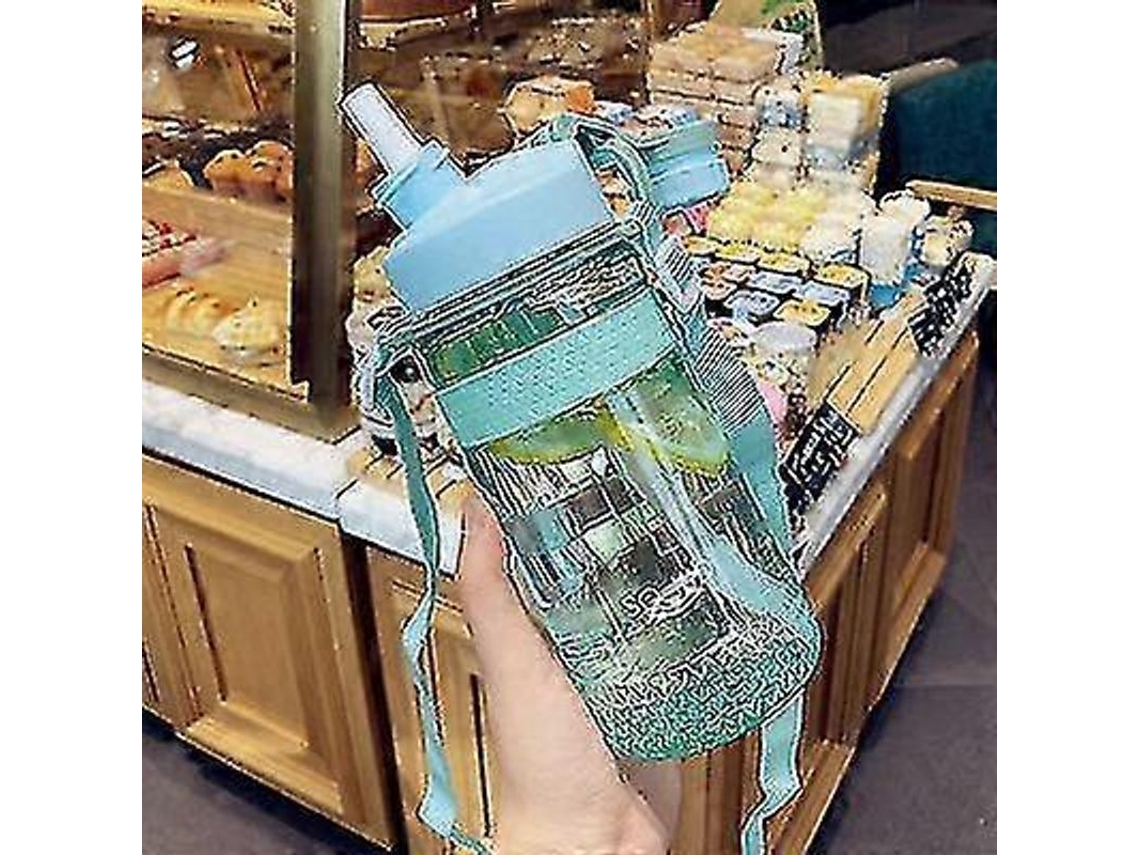 Vaso De Agua A Prueba De Fugas Con Pajita - Vaso Portátil De Gran Capacidad Para Zumos Y Bebidas