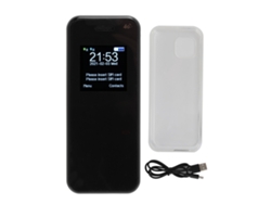 Teléfono Móvil Mini Para Niños Con Doble Sim Y Doble Standby 32mb+32mb Portátil Cartoon Gato Blanco