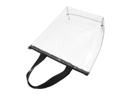 Neceser de PVC transparente con cremallera, resistente e ideal para guardar maquillaje. Hengjian