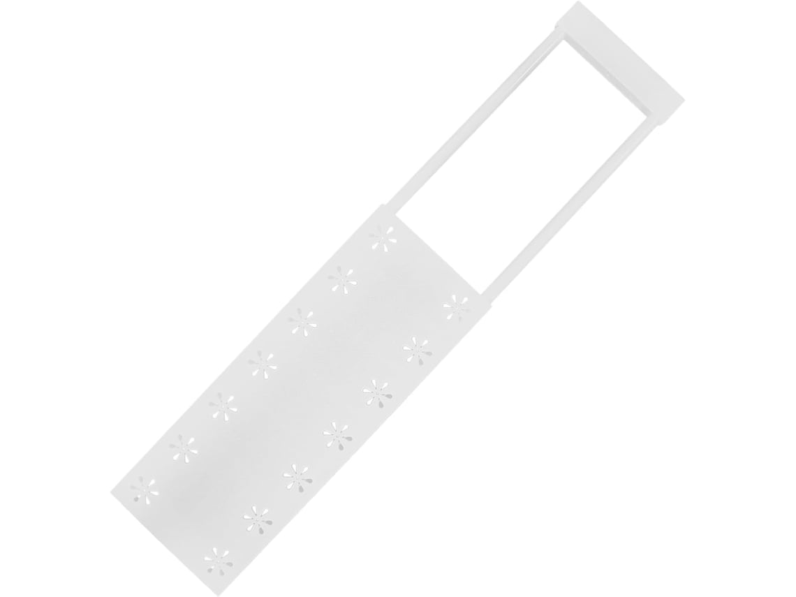 Prateleira Extensível De Plástico Branco Yarnow Para Guarda-roupa, Fácil De Limpar, Para Organizar Guarda-roupas E