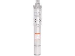 Bomba de pozo profundo con potencia de 550 W y construcción de acero inoxidable, color plata, OEM