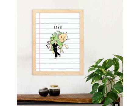 Póster NACNIC Rawr con Originales y Divertidas Referencias Al Cine.