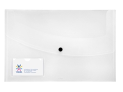Vicelllass A4 Document Bag Tipo De Tipo Transparente Con Botao 176040