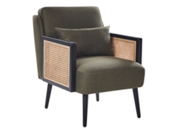 Sillón BELIANI Orum de Poliéster Verde 65x78x80