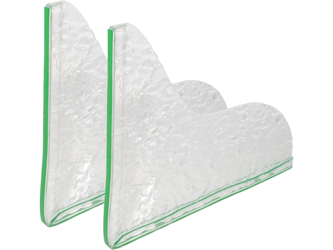 Juego de 2 protectores contra salpicaduras de ducha, diseño sencillo, fácil de instalar, duraderos para esquinas - Slowmoose