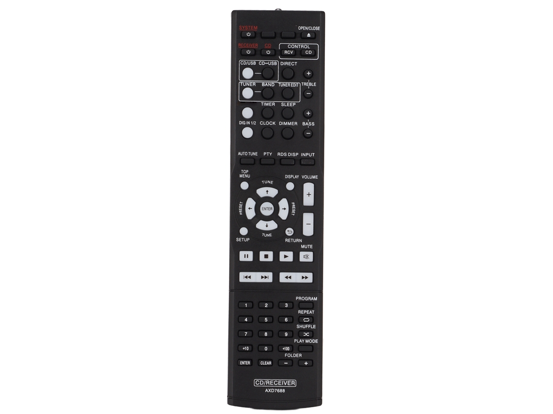 Mando A Distancia De Repuesto Axd7688 Para El Sistema Av Dab Pioneer Xc-p01-k Xc-p01