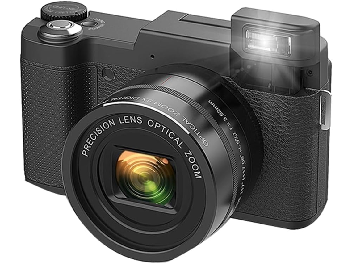 Cámara 4k De 48 Mp Con Zoom Óptico De 5x Y Zoom Digital De 8x, Enfoque Automático Compacto.