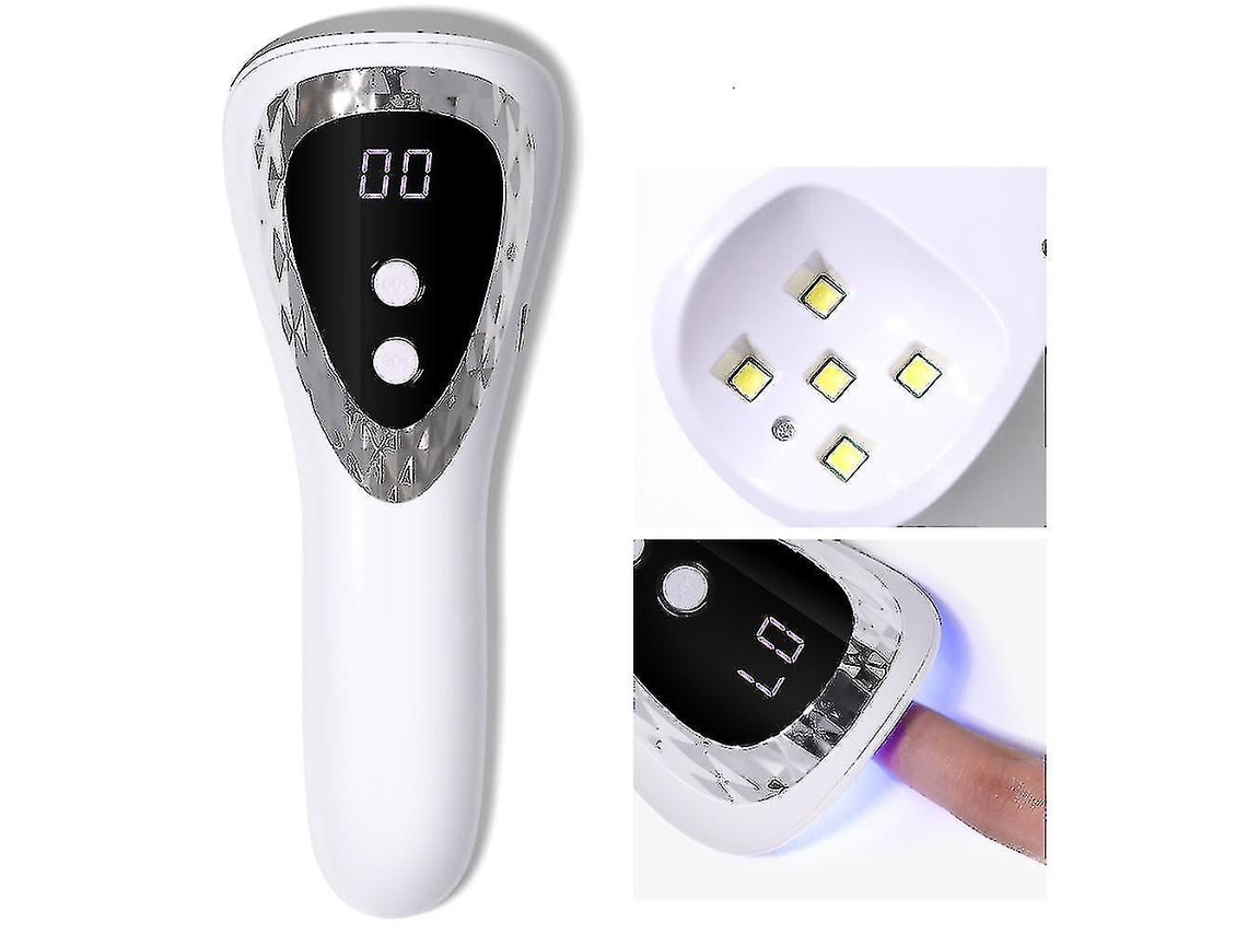 Lámpara de uñas LED recargable portátil, máquina de fototerapia GOKOCO