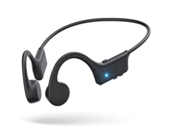 Auriculares inalámbricos Bluetooth de conducción ósea para deportes, batería de larga duración, negros, HS2